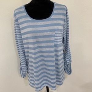 NWT Blue stripe t-shirt
